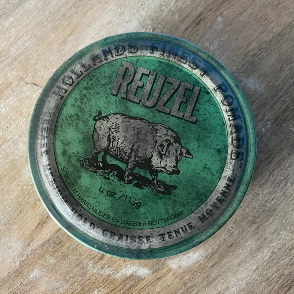 Reuzel Green Pomade Grease MEDIUM HOLD – MEDIUM SHINE – OIL BASED